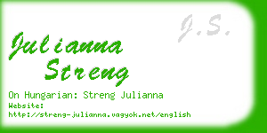 julianna streng business card
